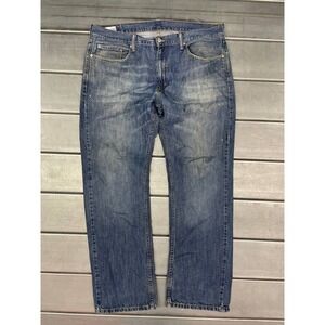 Levis 559 Relaxed Fit Jeans Mens 38x32 Blue Medium Wash Denim Straight Leg‎